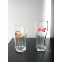 Bicchieri birra per collezione