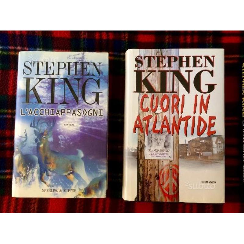 6 libri di Stephen King - copertina rigida ed. S&K
