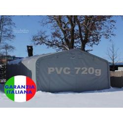 Tendone deposito box 6x6m CERTIFICATO PVC 720g