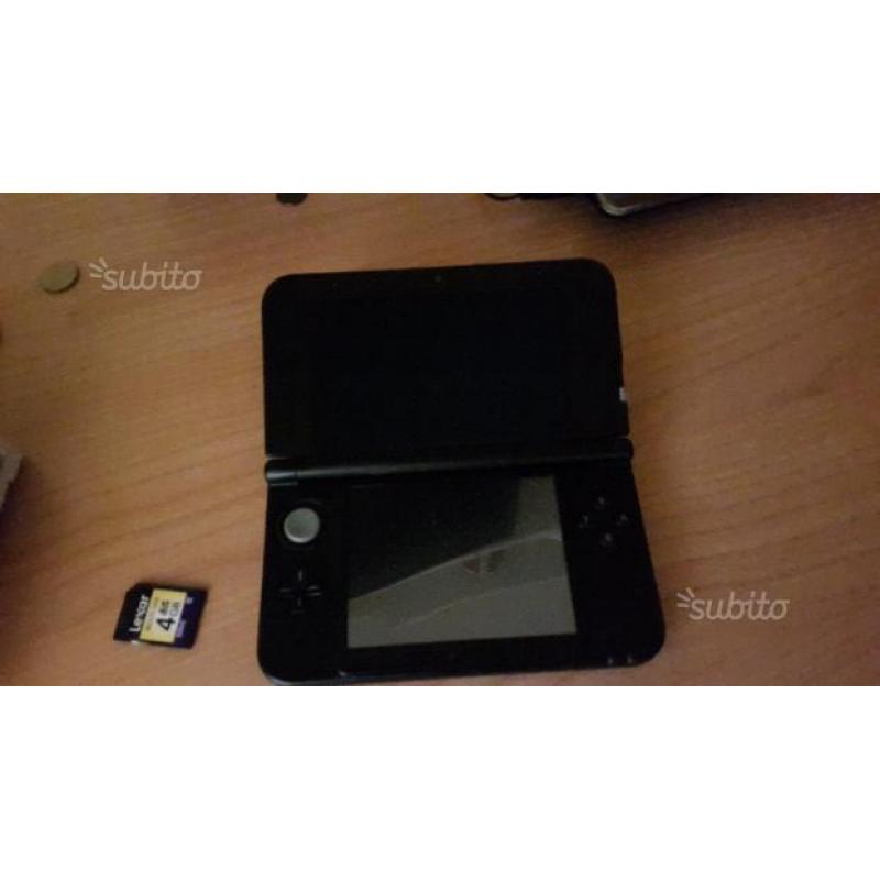 Nintendo 3ds xl grigio+memory stick 4gb+scatola