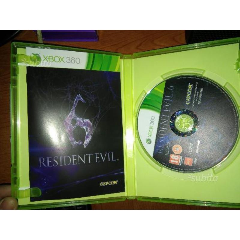Resident evil 6 e Gamepad xbox 360
