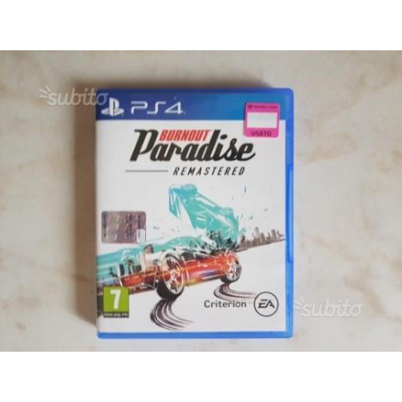 Bournout Paradise Ps4 SEMINUOVO
